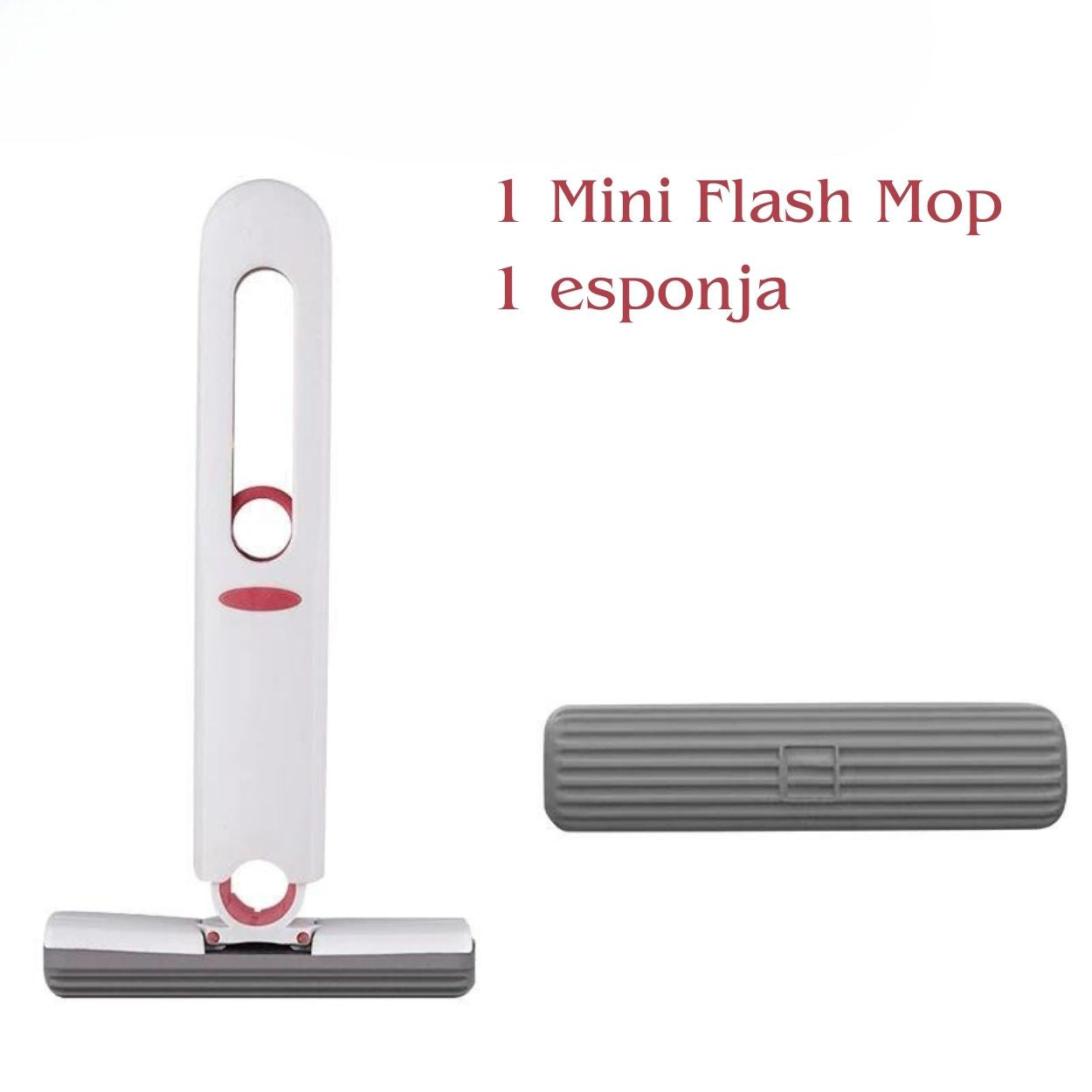 Mini Flash Mop - Esfregão de Limpeza Portátil