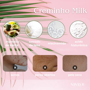 Creminho Milk - Hidratação Facial Profunda